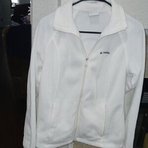 Columbia Women's White Fleece Jacket